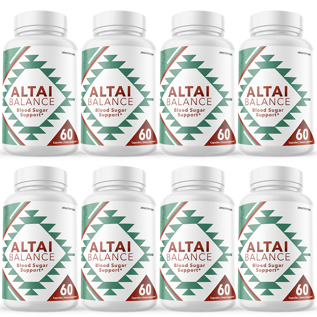 Altai Balance - Blood Sugar Support Dietary Supplement 60 Capsules (8 Pack)